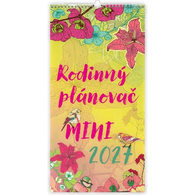 MINI rodinný plánovač nástěnný Helma 2027