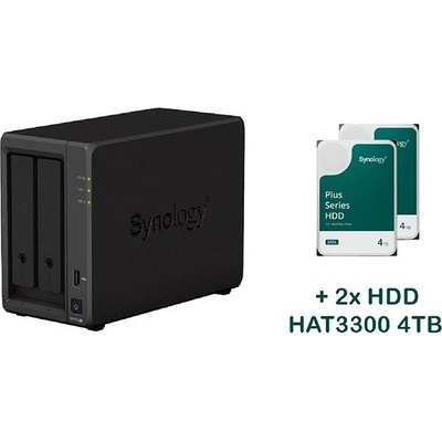 Synology Disk Station DS723+ 2 x 4TB