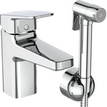 Ideal Standard Стоящ смесител за умивалник H75 Ceraplan, BD231AA, с хигиеничен душ (BD231AA)