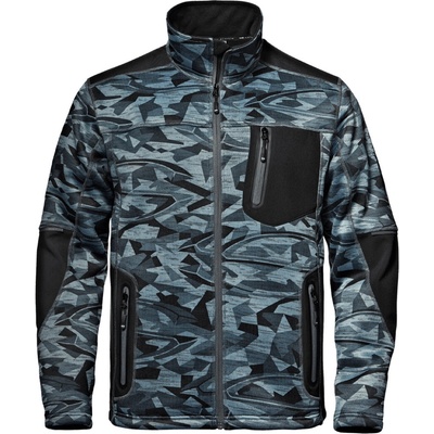 Prapor FIGHTER mikina s kožiškem reflexní prvky camouflage gray