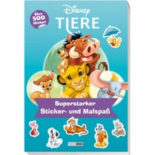 Disney Tiere Superstarker Sticker- und Malspaß