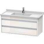 Duravit Ketho - Шкафче за умивалник 48x100x46 см, 2 чекмеджета, лъскаво бяло KT664502222 (KT664502222)