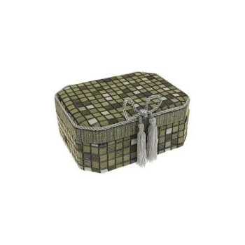 JKBox Cube Green SP291 A19 šperkovnice