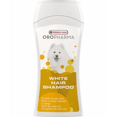 Versele-Laga White Hair Shampoo - шампоан с лайка и червен кантарион, съдържащ пигмент за естествено запазване на белия цвят на козината