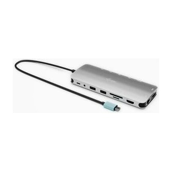 i-Tec USB-C Metal Nano 3x Display Dock, 2x HDMI 1x USB-C video with Power Delivery 140W + i-tec Universal Charger 140 W C31NANOTRIPLED140