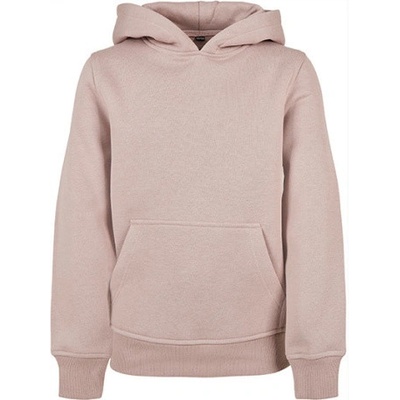 Build Your Brand Detská mikina s kapucňou BY117 Dusk Rose