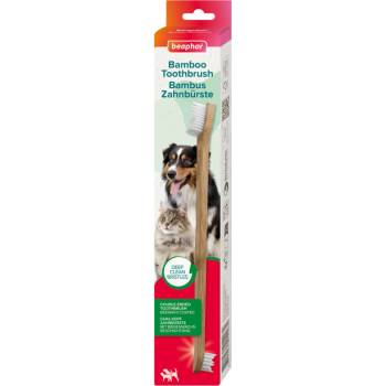 Beaphar BAMBOO TOOTHBRUSH - бамбукова четка за зъби с две глави