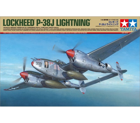 Tamiya Lockheed P-38 J Lightning 1:48