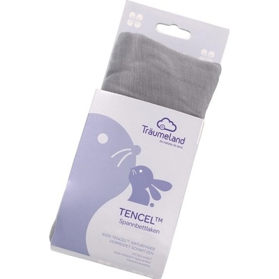 Träumeland prestieradlo Tencel dunkelgrau 40x90