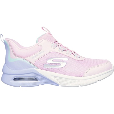 Skechers dievčenská športová obuv MICROSPEC MAX ružová fialová biela