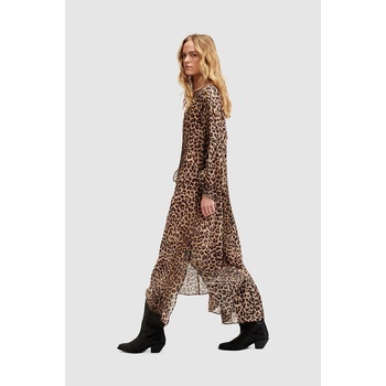 AllSaints Рокля AllSaints JANE LEPPO дълга разкроена W177DA (W177DA)