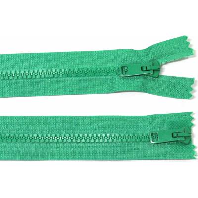 KOH-I-NOOR Kostěný zip no.5 rozepínací dvoucestný 50cm - více barev color: 642 světle zelená