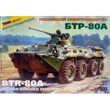 Zvezda ruské obrněné vozidlo BTR 80A 1:35