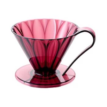 Cafec Tritan Flower Dripper 02 - Червено (TFD-4CWR)