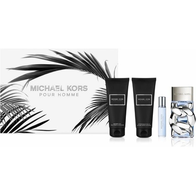 Michael Kors Pour Homme Michael Kors Pour Homme EDP 100 ml + sprchový a kúpeľový gél 100 ml + balzam po holení 100 ml + cestovný sprej 10 ml