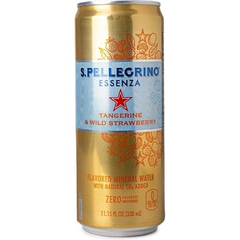 Sanpellegrino Mandarinka a Lesná Jahoda Minerálna voda s prírodným CO2 330 ml