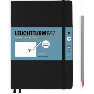 Leuchtturm1917 Skicák Medium A5 Black 112 stran