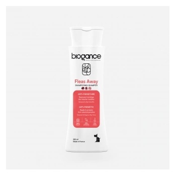 BIOGANCE Fleas away shampoo -Репелентен шампоан за кучета 250 мл