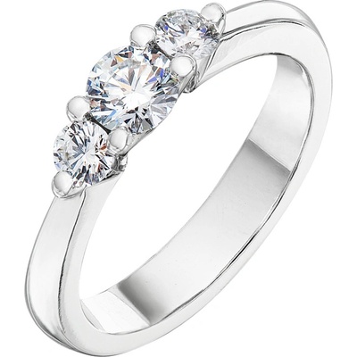 Tiami Prsten z bílého zlata s diamanty Pure Line 3 RPL3W2301