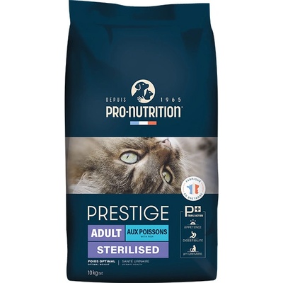 Pro Nutrition PRESTIGE CAT adult sterilized ryba 10 kg