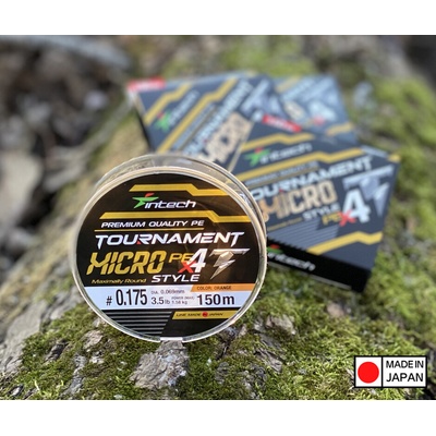 INTECH Tournament Micro Style PE X4 #0,5 (0,117mm) Orange - 150m