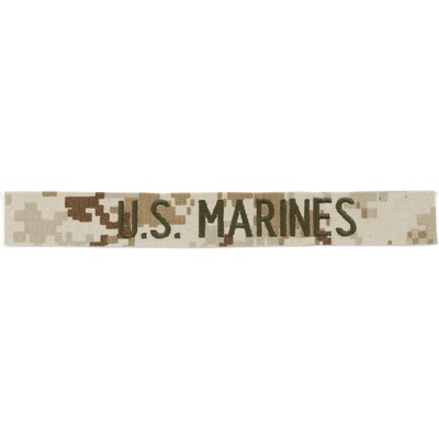 MILITARY RANGE Nášivka "U.S MARINES" MARPAT DESERT