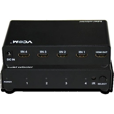 VCOM Селектор VCom DD434, 4x HDMI входа към 1x HDMI изход (DD434)