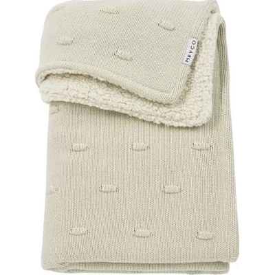 Meyco Deka Knots Teddy fleece Soft sand