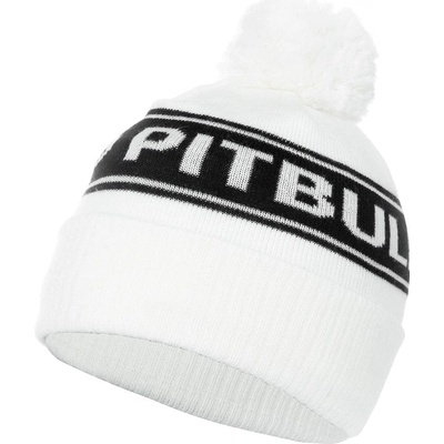 Pitbull West Coast zimná čiapka pletená Vermel white/black