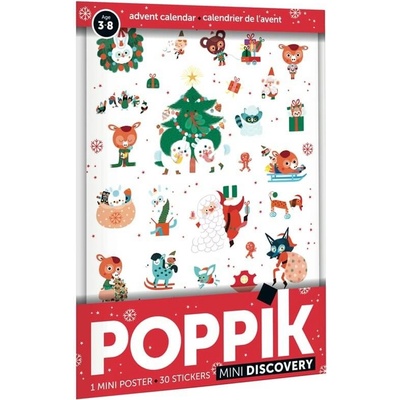 POPPIK Samolepkový plakát VÁNOCE