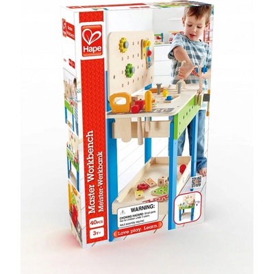 Hape Dřevěný pracovní ponk pro kutily