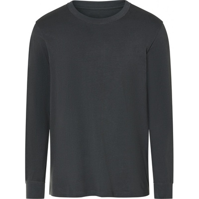 esmara Men pánské triko s dlouhými rukávy tmavě šedá – Zboží Dáma