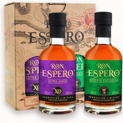 Espero Reserva Exclusiva + Extra Anejo XO 2 x 40% 0,2 l (set)