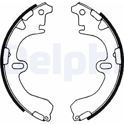 Sada brzdových čeľustí DELPHI LS1315