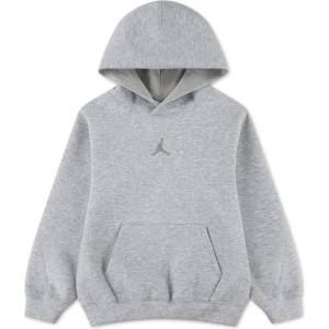 Air Jordan Суичър Air Jordan Kids Therma Fit Sport Over the Head Oversized-Fit Hoodie - Light Gray H