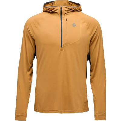 Black Diamond Мъжка блуза с дълъг ръкав Black Diamond Alpenglow Pro Hoody Longsleeve - Flax (016-7871-0413)