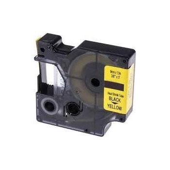 Pro Dymo Съвместима лента с Dymo 18054, S0718290, 9mm x 1, 5m черен печат / жълт фон (18054)