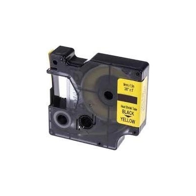 Compatible Съвместима лента с Dymo 18054, S0718290, 9mm x 1, 5m черен печат / жълт фон (18054)