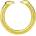 Kiotos Glans Penis Ring Gold