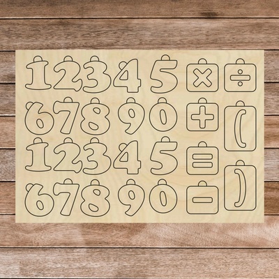 Sentop H017 4140-63740 Drevená montessori zmyslová pomôcka - Matematika