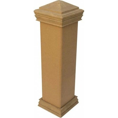 WPC plotový sloupek Nextwood, 128x128 mm, barva olše Výška: 2,2 metru