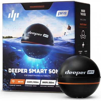Deeper Smart Fishfinder Sonar Pro Black DP1H20S10