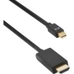 DeTech Кабел DeTech Mini DP - HDMI M/M, 14+1 cooper, 1.8м, Черен (DE-18279)