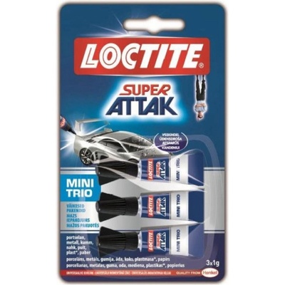 Univerzální lepidlo Loctite Super Bond Mini Trio, 3 g