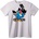 NOONEBRAND Adidas тениска с карикатурна птица - L, White