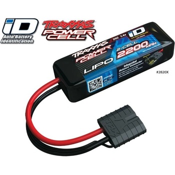 Traxxas Батерия Traxxas Power Cell LiPo 2200mAh 7.4V 2S 25C , за модели Траксас в мащаб 1/16 models ID, TRX2820X (TRX2820X)