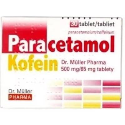 Dr. Müller Paracetamol Kofein 500 mg/65 mg tablety 30 ks