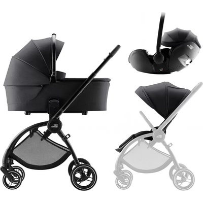 Britax Set Rio + korba + autosedačka Baby-Safe PRO Style 2025 Carbon Black