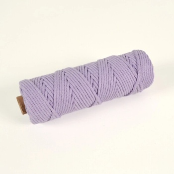 Bavlnená šnúra na macrame 3mm lila