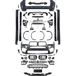  Боди кит bmw x5 f15 (2018-2022) m с двойни накрайници (0152103)